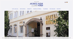 Desktop Screenshot of hotelhoeltje.de